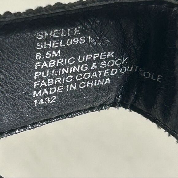 NEW Steve Madden Shelle Women’s Strappy Flatform Sandals Black Size 8.5 M - Picture 8 of 8